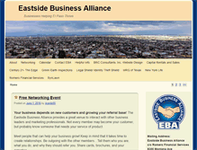 Tablet Screenshot of eastsidebusinessalliance.org